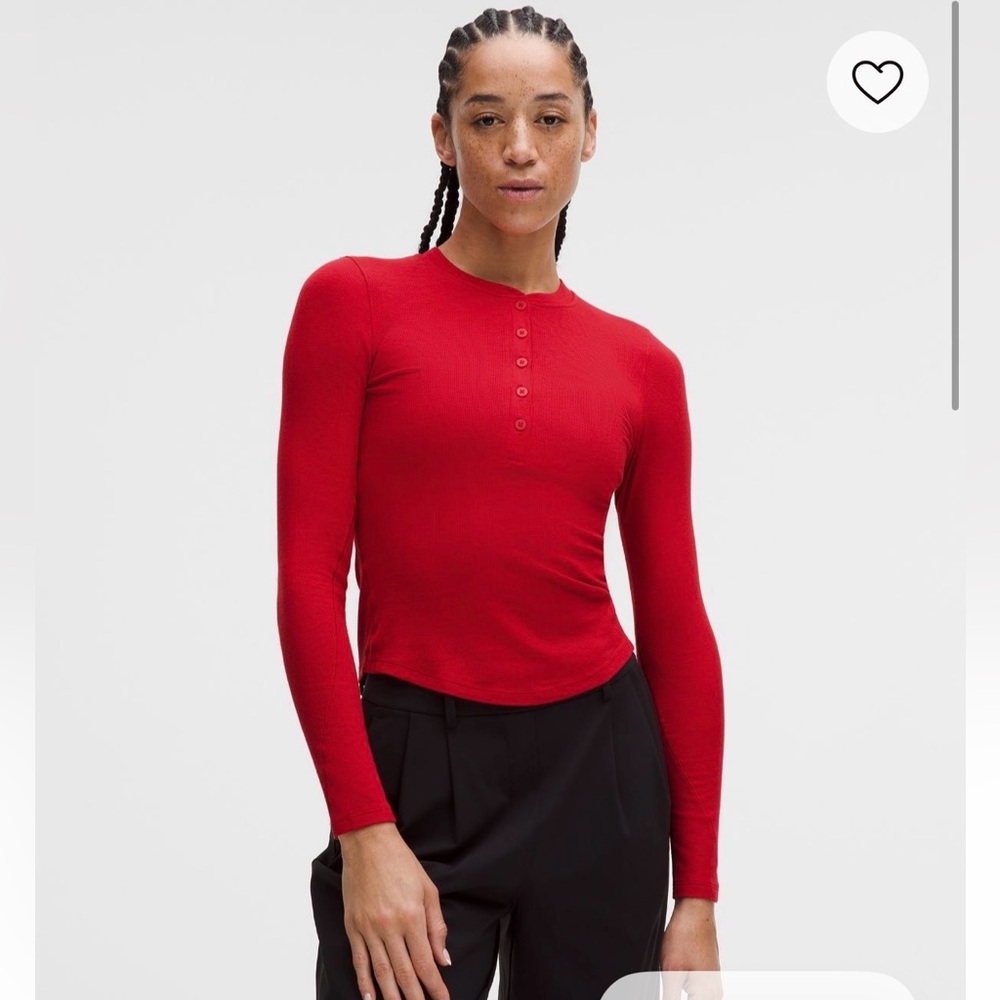 Lululemon hold tight long sleeve Henley